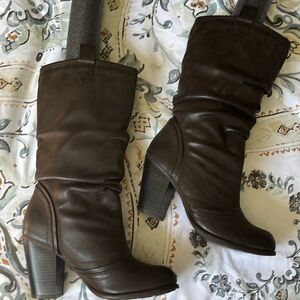 Rocketdog Mid-calf Heeled Boots; 8